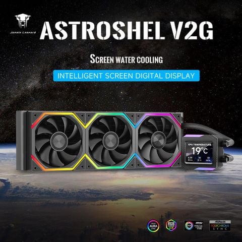 Tản nhiệt nước Leopard Astroshell V2G 360 ARGB Digital Đen/Black