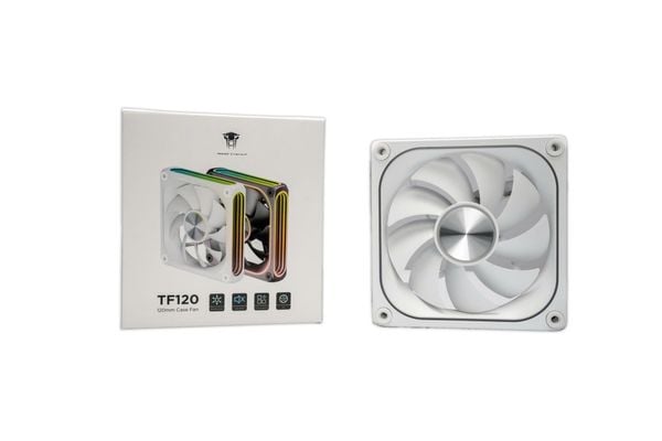 Fan Case Jungle Leopard TF120 ARGB Trắng/White
