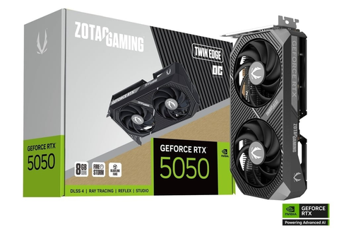 Card màn hình Zotac Gaming GeForce RTX 5050 Twin Edge OC 2 Fan
