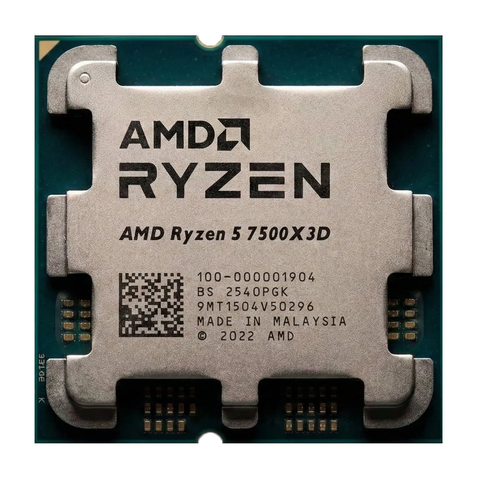 CPU AMD Ryzen 5 7500X3D |  AM5, 6 Nhân/12 Luồng, Max 4.5 GHz - Tray Chính Hãng