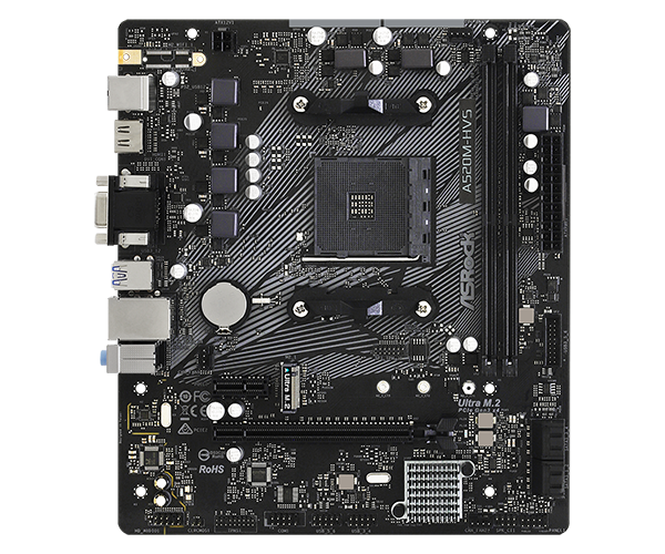 Bo mạch chủ Asrock A520M - HVS DDR4