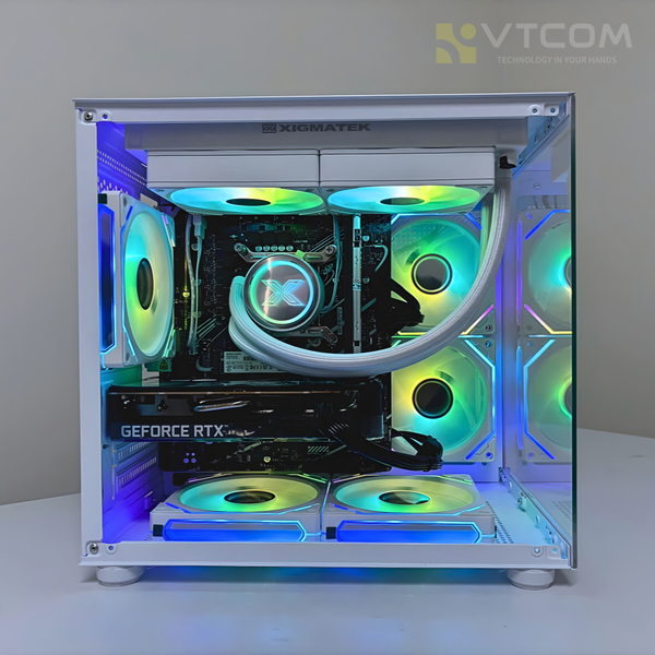 PC VTCOM Intel I5-14400F/ VGA RTX 5050/ 16GB/ 500GB