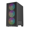 CASE LINKTECH BAHAMUT M 4F M-ATX BLACK