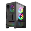CASE LINKTECH BAHAMUT M 4F M-ATX BLACK