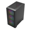 CASE LINKTECH BAHAMUT M 4F M-ATX BLACK