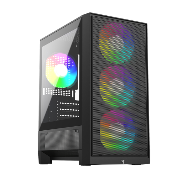 CASE LINKTECH BAHAMUT M 4F M-ATX BLACK