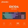 Bàn phím cơ DareU EK104 V2 Đen Xám | Dream Switch