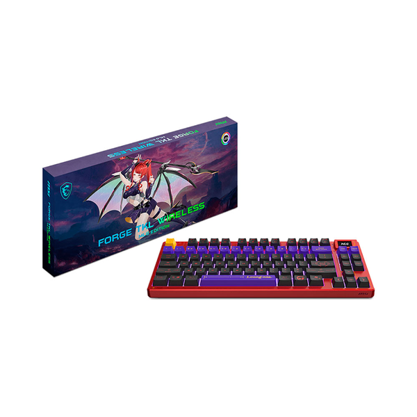 Bàn phím cơ không dây MSI Forge TKL Wireless MLG Edition