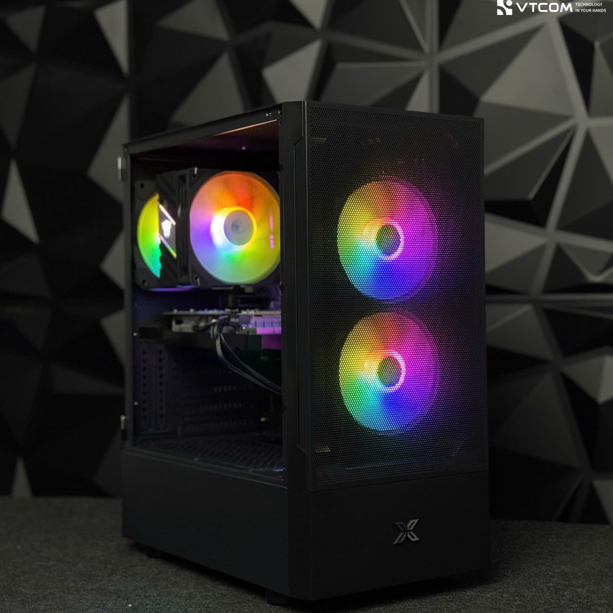 PC VTCOM Intel i3-13100F/ VGA RTX 2060 Super/ 16GB/ 256GB - VTCOM 