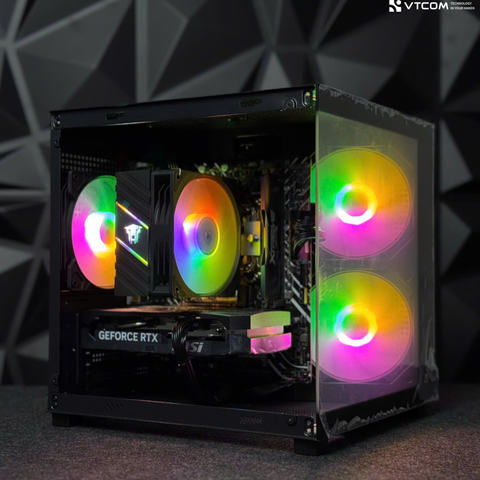PC VTCOM x AQUA M NANO II x SHADOW 2X ( i3 13100F / Ram 16GB / 256GB / RTX 5050 8GB )