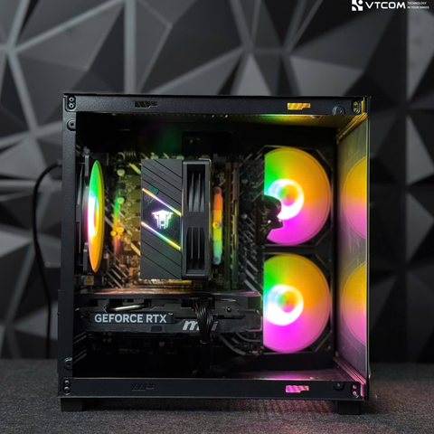 PC VTCOM x AQUA M NANO II x SHADOW 2X ( i3 13100F / Ram 16GB / 256GB / RTX 5050 8GB )
