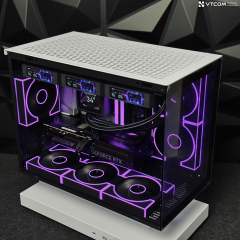 PC VTCOM x WINDFORCE SFF X3 x DARKFLASH F1 ( I7 13700F / Ram 32GB / 500GB / RTX 5070 12GB )