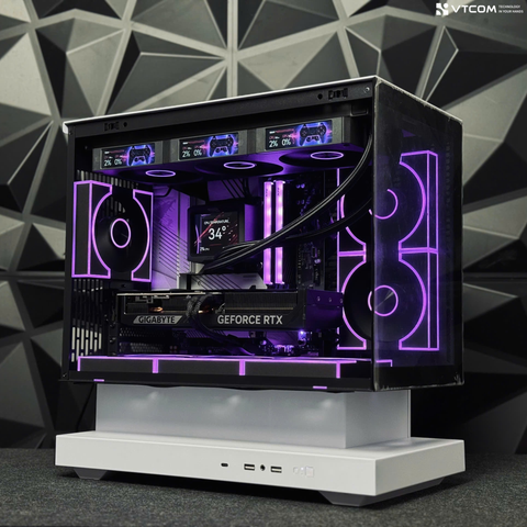 PC VTCOM x WINDFORCE SFF X3 x DARKFLASH F1 ( I7 13700F / Ram 32GB / 500GB / RTX 5070 12GB )