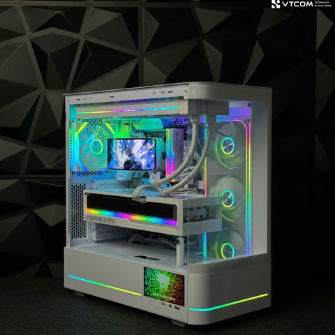 PC VTCOM x LEOPARD AC-02 x ASTRA ( Ryzen 7 7800X3D / Ram 64GB / 1TB / RTX 5080 16GB )