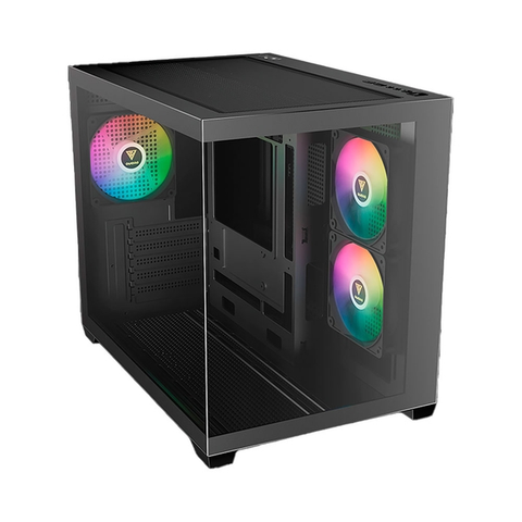 Vỏ Case Gamdias Aura GC10M V2 ARGB Đen/Black