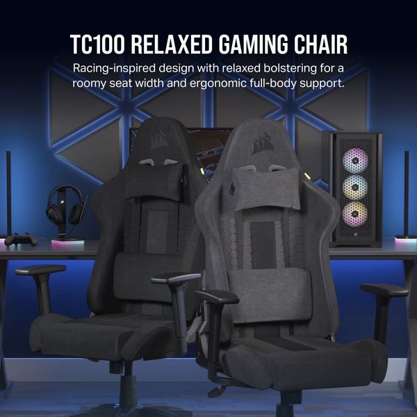 Ghế CORSAIR GAMING TC100 RELAXED FABRIC