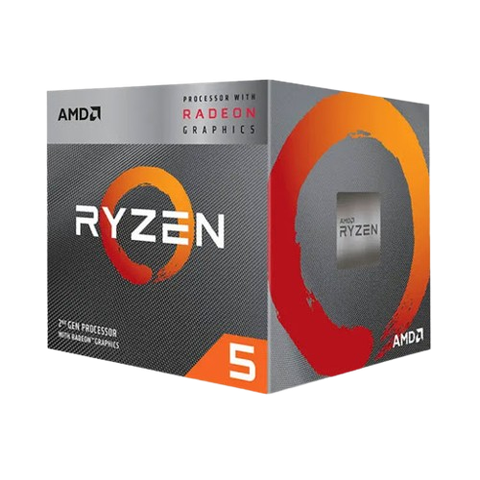 Chip xử lý AMD Ryzen 5 3400G / 3.7GHz Boost 4.2GHz / 4 nhân 8 luồng  / AM4 - Box Chính Hãng