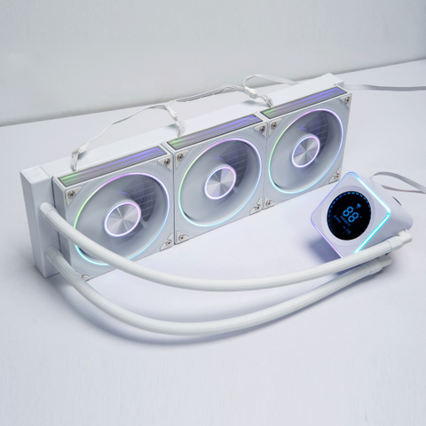 Tản nhiệt nước Leopard AstroBeat 360 ARGB Digital Trắng/White