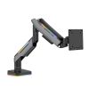Giá treo màn hình HumanMotion T9 Pro II Led (Đơn/Xám)