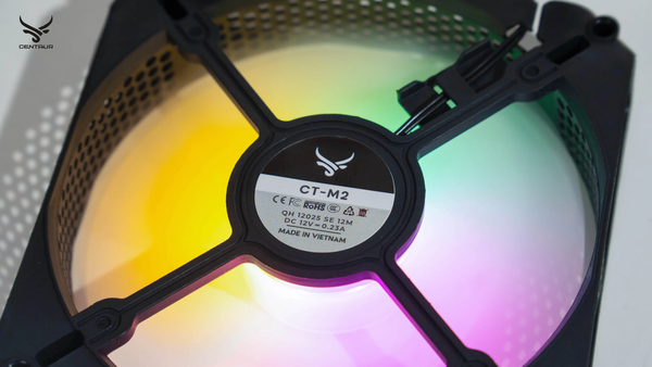 Fan Case Centaur CT-M2 RGB 120mm Đen/Black - Fan Xuôi