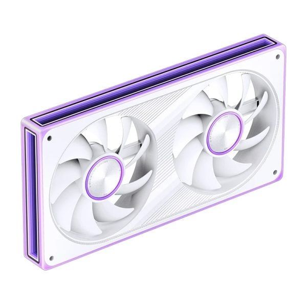 Fan Case Jonsbo ZE-240W ARGB Trắng/White - Fan Xuôi