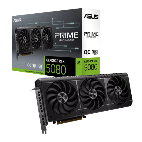 VGA ASUS GeForce RTX 5080 PRIME  16GB GDDR7 OC Edition