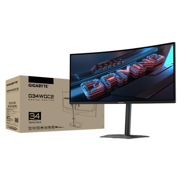 Màn hình GIGABYTE G34WQC2 34 inch VA 200Hz WQHD Cong