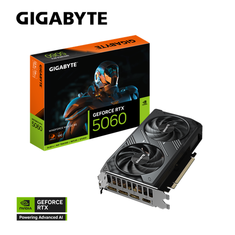 VGA Gigabyte GeForce RTX 5060 WINDFORCE MAX 8G OC