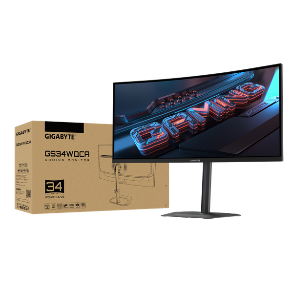 Màn hình GIGABYTE GS34WQCA 34 inch VA 120Hz WQHD Cong