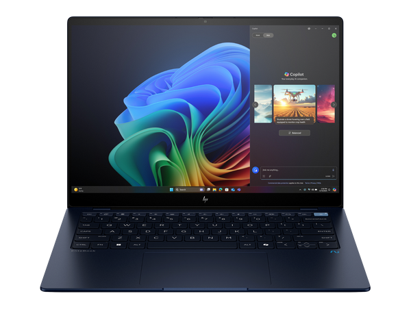Laptop văn phòng HP EliteBook Ultra 14 inch G1q (Snapdragon X Elite X1E-78-100/ 16GB/ 512GB/ 14