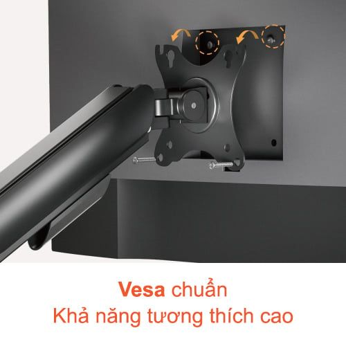 Giá treo màn hình Brateck LDT97-C012E (Đơn/Đen)