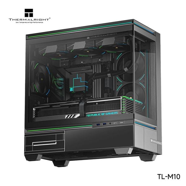 Vỏ Case Thermalright TL-M10 Đen/Black | Micro-ATX