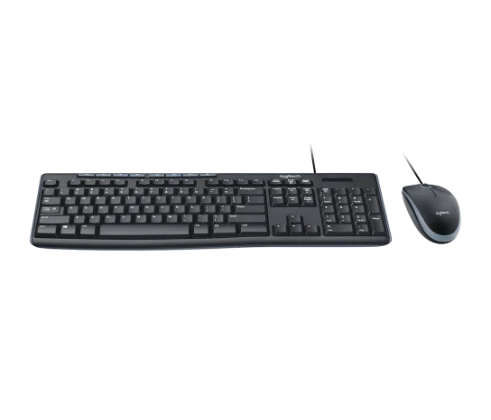 Combo bàn phím chuột có dây Logitech MK200