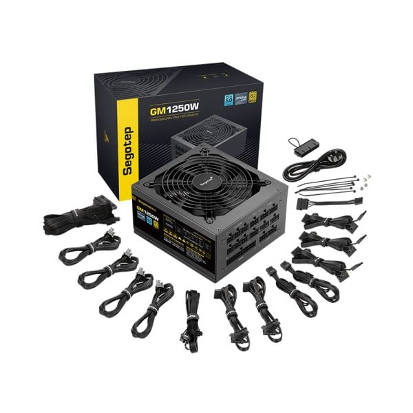 Nguồn máy tính SEGOTEP SG-1350G GM1250W 1250W 80 Plus Gold Full Modular PCIE5.1