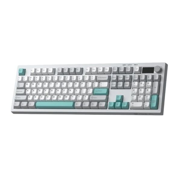 Bàn phím AULA S102 Pro TM (Xám be xanh ngọc) S10206