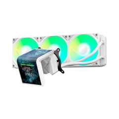 Tản nhiệt nước AIO TRYX PANORAMA SE 360 ARGB Rotatable AMOLED Trắng/White