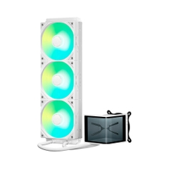 Tản nhiệt nước AIO TRYX PANORAMA SE 360 ARGB Rotatable AMOLED Trắng/White