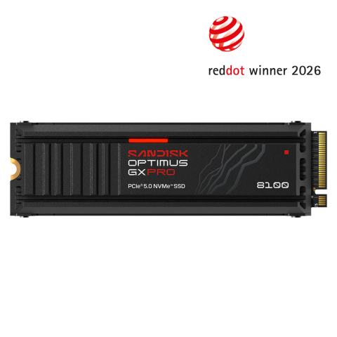 Ổ cứng SSD SanDisk Optimus GX PRO 8100 Heatsink 2TB NVMe PCIe 4.0 M.2 2280