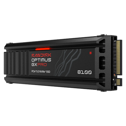 Ổ cứng SSD SanDisk Optimus GX PRO 8100 Heatsink 8TB NVMe PCIe 4.0 M.2 2280