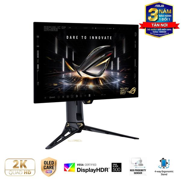 Màn hình ASUS ROG SWIFT OLED PG27AQWP-G EDITION 20 27 inch 540Hz 2K Phẳng