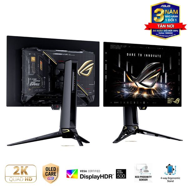 Màn hình ASUS ROG SWIFT OLED PG27AQWP-G EDITION 20 27 inch 540Hz 2K Phẳng