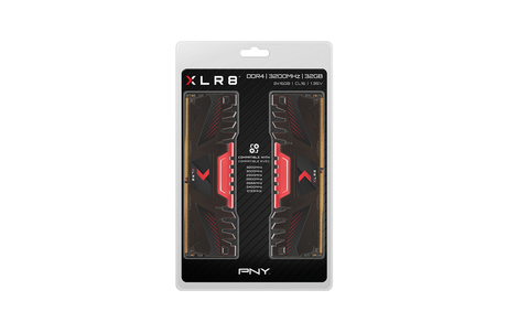 RAM PNY XLR8 32GB (2x16GB) 3200MHz DDR4 Black