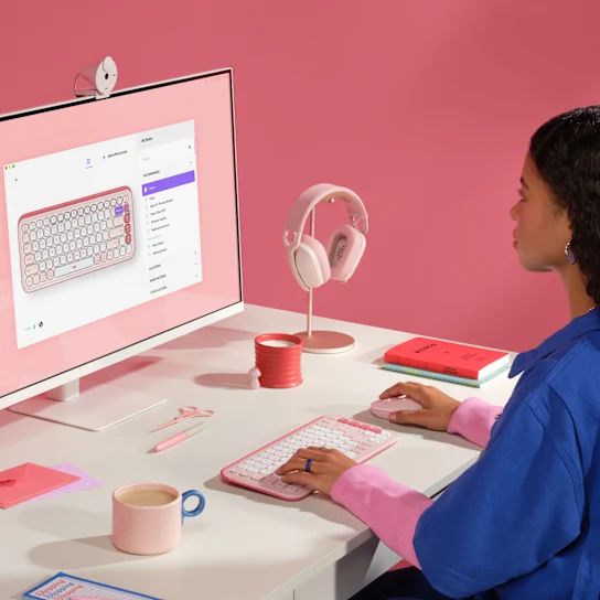 Combo bàn phím chuột không dây Logitech Pop Icon