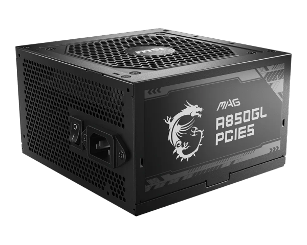 Nguồn MSI MAG A850GL PCIE 5 850W 80 Plus Gold