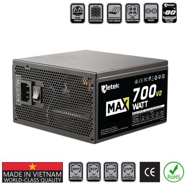 Nguồn Jetek MAXWATT 700V2 700W