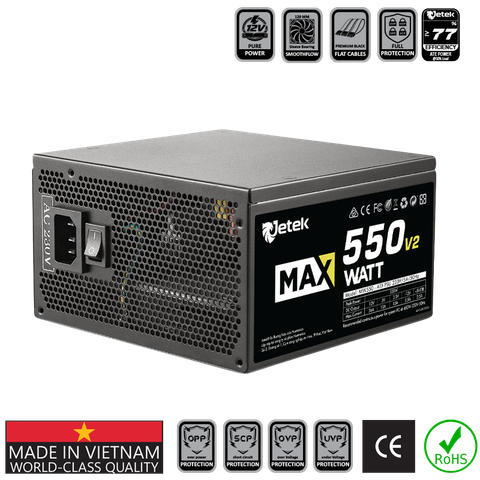 Nguồn Jetek MAXWATT 550V2 550W