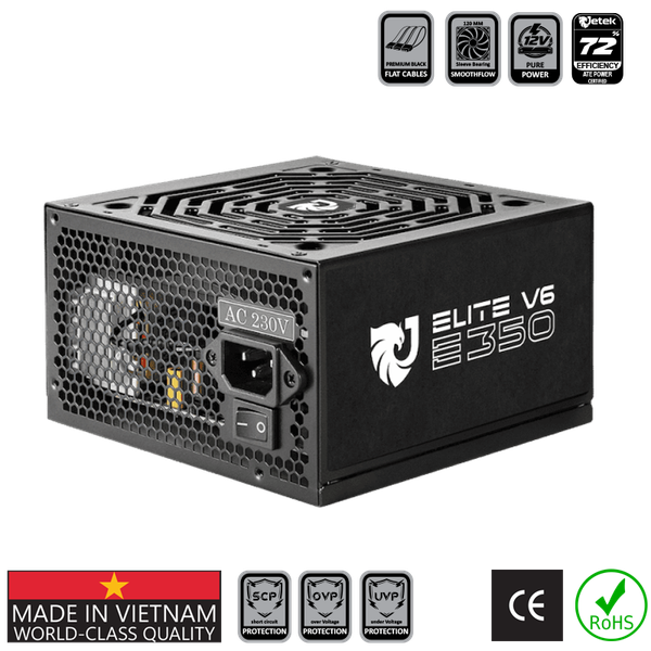 Nguồn Jetek Elite V6 E350 350W