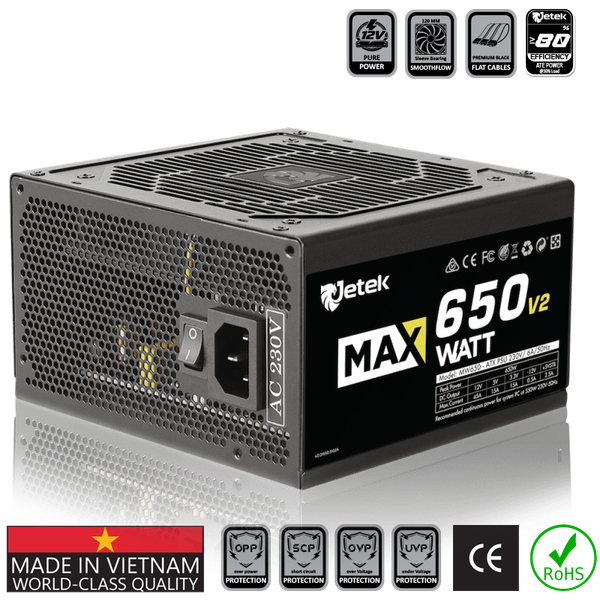 Nguồn Jetek MAXWATT 650V2 650W