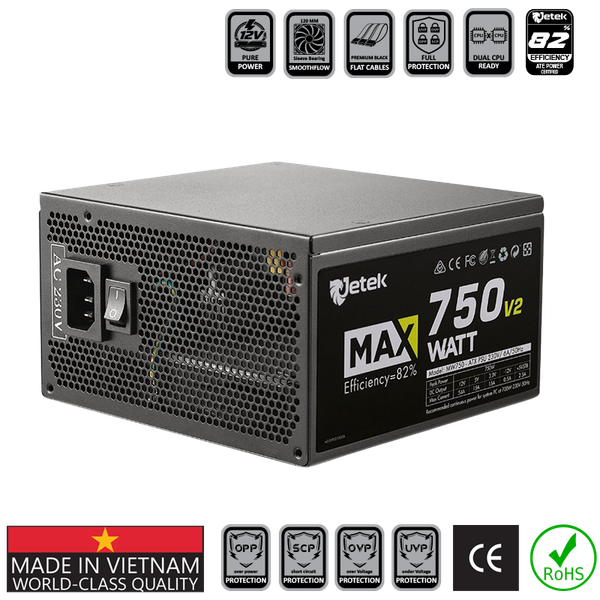 Nguồn Jetek MAXWATT 750V2 750W