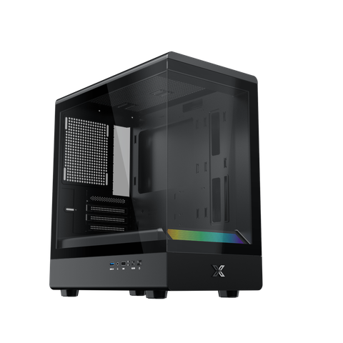 Vỏ Case Xigmatek Pura MS M-ATX Đen/Black